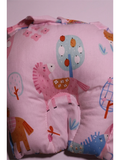 HEAD SHAPE PILLOW | PINK HORSE