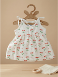 KNOTTED FROCK | CHERRY