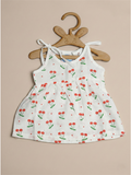 KNOTTED FROCK | CHERRY