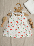 KNOTTED FROCK | CHERRY