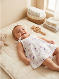 KNOTTED FROCK | PURPLE BIRD