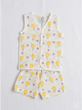MUSLIN CO-ORD SET | YELLOW DAISY