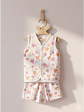 MUSLIN CO ORD SET |SHADOW HEART