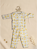 MUSLIN NIGHT SUIT | YELLOW DAISY