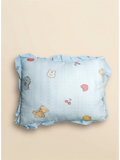 MUSLIN SOFT PILLOW | BLUE DINO TEDDY