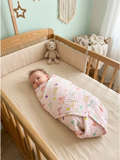 MUSLIN TOWEL | PINK BUNNY