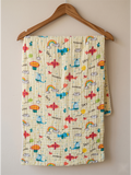 MUSLIN TOWEL | YELLOW HELICOPTER