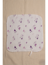MUSLIN WASH CLOTH | PURPLE BIRD