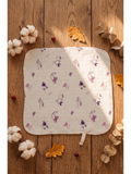 MUSLIN WASH CLOTH | PURPLE BIRD