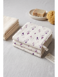 MUSLIN WASH CLOTH | PURPLE BIRD