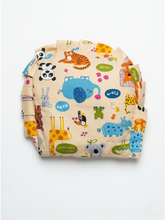 COTTON RAI PILLOW | ORANGE ANIMALS