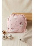 MUSLIN RAI PILLOW | PINK BUNNY