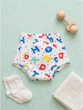 TRAINING PANTY | WHITE ALPHABET