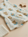 BACK BUTTON FROCK | CLOUDY BEAR