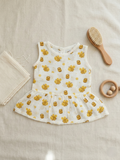 BACK BUTTON FROCK | HONEY BEE