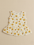 BACK BUTTON FROCK | HONEY BEE