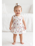 BACK BUTTON FROCK | WAFFLE CONE