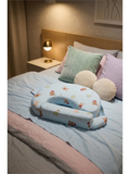 BACK SUPPORT FEEDING PILLOW | BLUE  TEDDY
