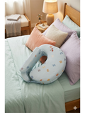 BACK SUPPORT FEEDING PILLOW | SKY BLUE  ALPHABATE