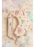 BACK SUPPORT FEEDING PILLOW | WHITE CLOUD  RAINBOW