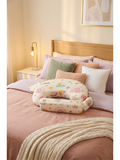 BACK SUPPORT FEEDING PILLOW | WHITE CLOUD  RAINBOW