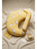 BACK SUPPORT FEEDING PILLOW | YELLOW  UNICORN
