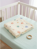 MUSLIN BATH TOWEL | YELLOW TEDDY