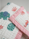 MUSLIN BLANKET | GIRAFF & ELEPHANT