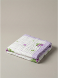 MUSLIN BLANKET | PURPLE FLOWER