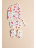CAP MITTENS BOOTIE SET | SHADOW HEART