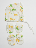 CAP MITTEN & BOOTIE SET | DUCKLING