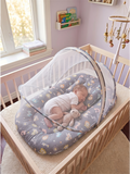 COTTON MOSQUITO NET | NEAVY BLUE ANIMALS