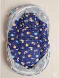 COTTON MOSQUITO NET | NEAVY BLUE ANIMALS