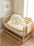 COTTON MOSQUITO NET | OFF WHITE HEART
