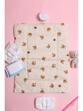 DIAPER CHANGING MAT | SET OFF WHITE TEDDY