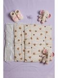 DIAPER CHANGING MAT | SET OFF WHITE TEDDY