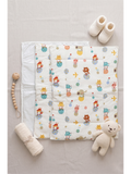 DIAPER CHANGING MAT | WHITE ANIMALS