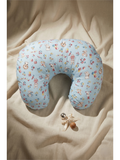 FEEDING PILLOW | BLUE FLOWER BUNNY