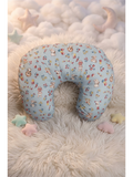 FEEDING PILLOW | BLUE FLOWER BUNNY