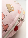 FEEDING PILLOW | PINK ANIMALS