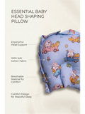 HEAD SHAPE PILLOW |  BLUE BUNNY CAR