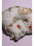 HEAD SHAPE PILLOW |  LIGHT GREEN TEDDY