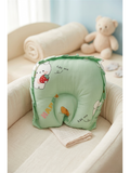 HEAD SHAPE PILLOW |  LIGHT GREEN TEDDY STRAWBERRY