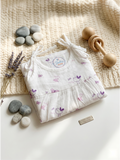 KNOTTED FROCK | PURPLE BIRD