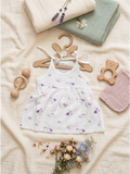 KNOTTED FROCK | PURPLE BIRD