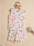 MUSLIN CO ORD SET  |SHADOW HEART