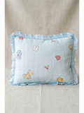 MUSLIN SOFT PILLOW |  BLUE DINO TEDDY