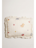 MUSLIN SOFT PILLOW |  OFF WHITE TEDDY