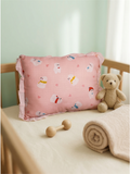 MUSLIN SOFT PILLOW |  PINK ICE MAN