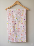 MUSLIN TOWEL | PINK BUNNY